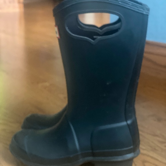 Black Hunter Boots, kids size 13 - Picture 3 of 5
